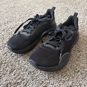 Whitin Men’s Zero Drop Road‎ Running Shoes Wide Toe Box Black Size 8.5